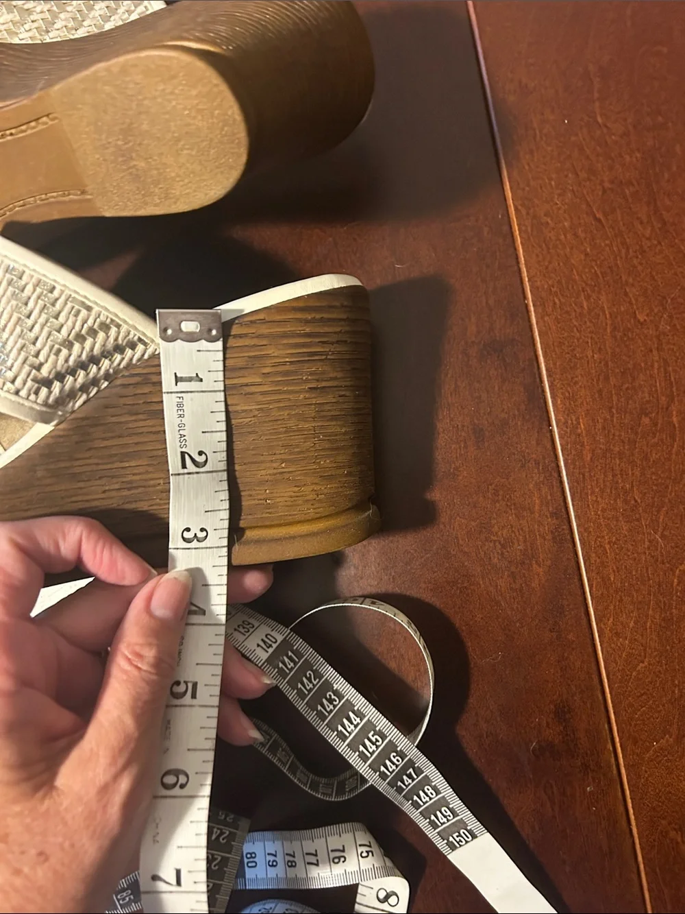 Italian Shoemakers Cream Woven Strap Slide Sandals